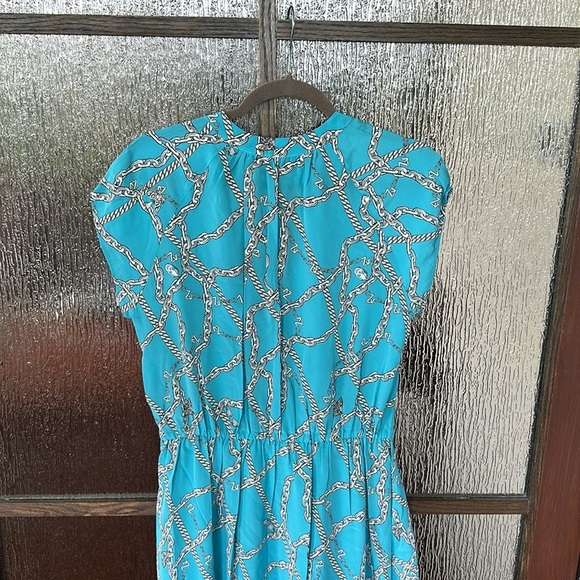 Zadig &Voltaire Elegant Turquoise Patterned Dress size Medium - Picture 12 of 15